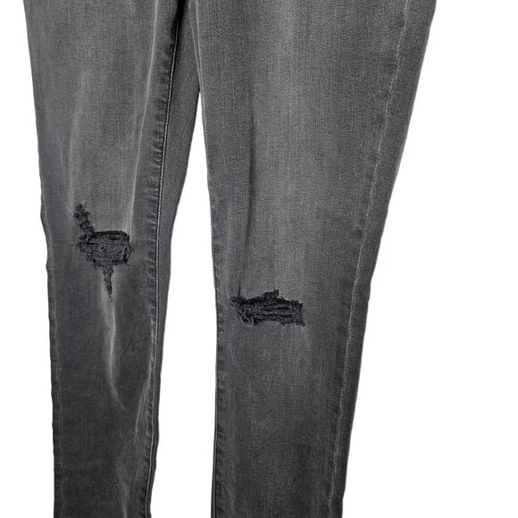 Madewell Curvy High-Rise Skinny Jeans W26 Black Distressed Denim Size 26 - Picture 13 of 15